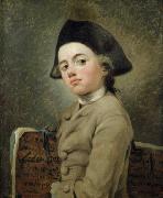 Nicolas Bernard Lepicie Le Jeune Dessinateur oil painting reproduction